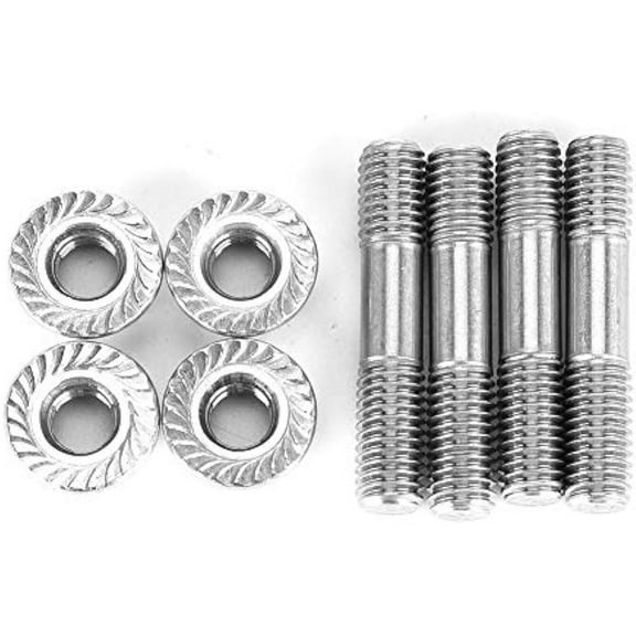 Studs 4pc Car System Manifold Stud Nuts 304 Stainless Steel M8x1.25 42mm T25 T28