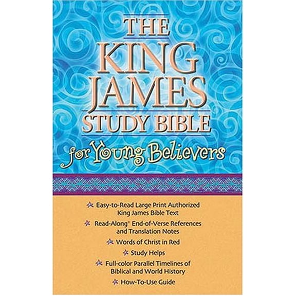 Pre-Owned The King James Study Bible for Young Believers Paperback