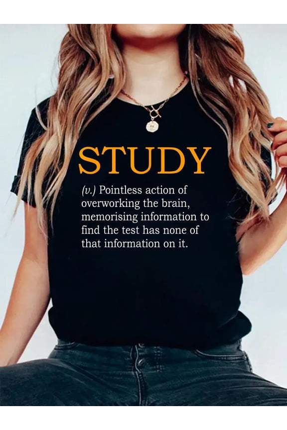 Study Definition Funny Gift for College Student T-Shirt