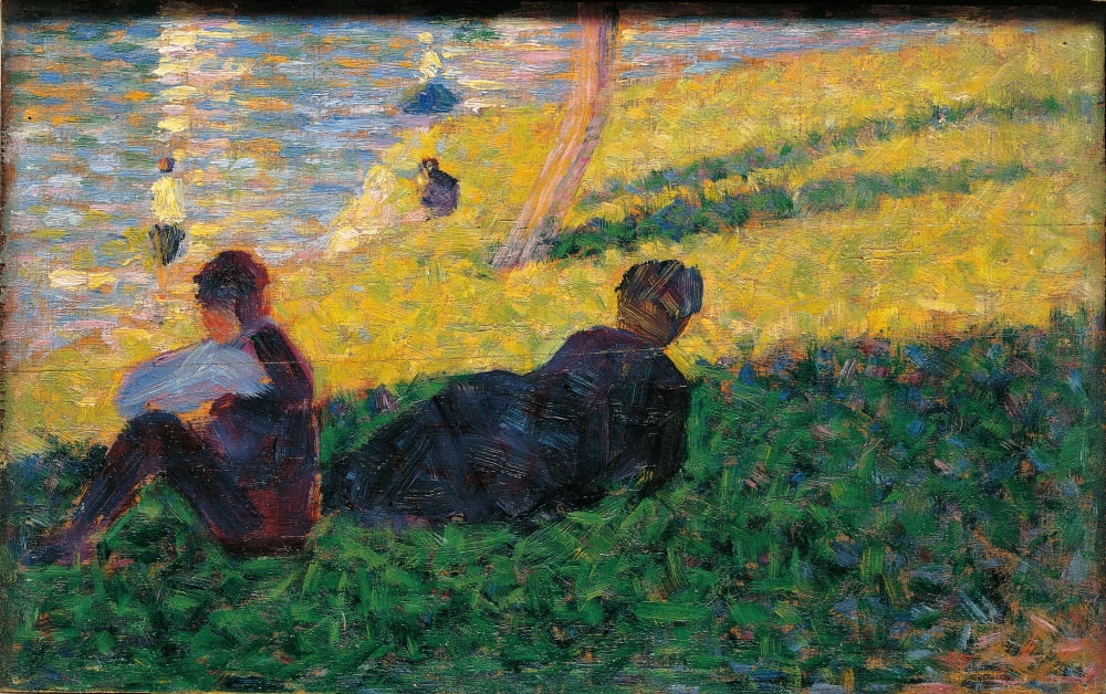 Study For A Sunday Afternoon On The Island Of La Grande Jatte Canvas Art - (36 x 24)