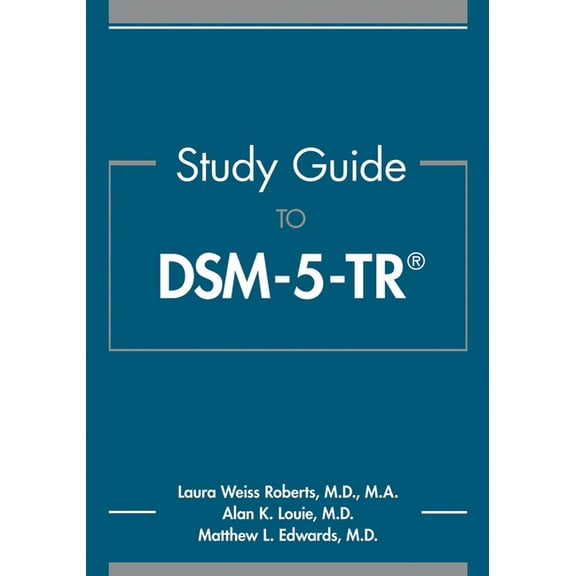 Study Guide to Dsm-5-Tr(r), (Paperback)