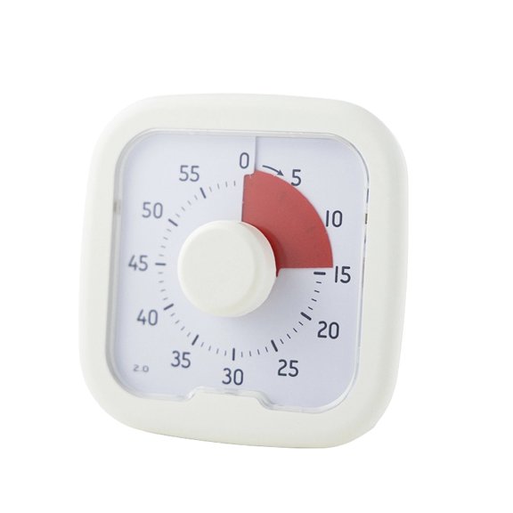 Study Routine Visual Timer for Homework and Desk Tasks, Rotating Countdown Knob Tool for Learning Tables and Classrooms