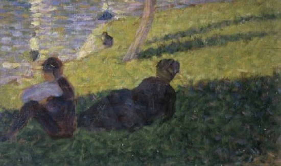 Study for A Sunday on La Grande Jatte (Un Dimanche a lIle de La Grande Jatte) 1886 Georges Pierre Seurat (1859-1891French) Musee dOrsay Paris Canvas Art - Georges Pierre Seurat (18 x 24)