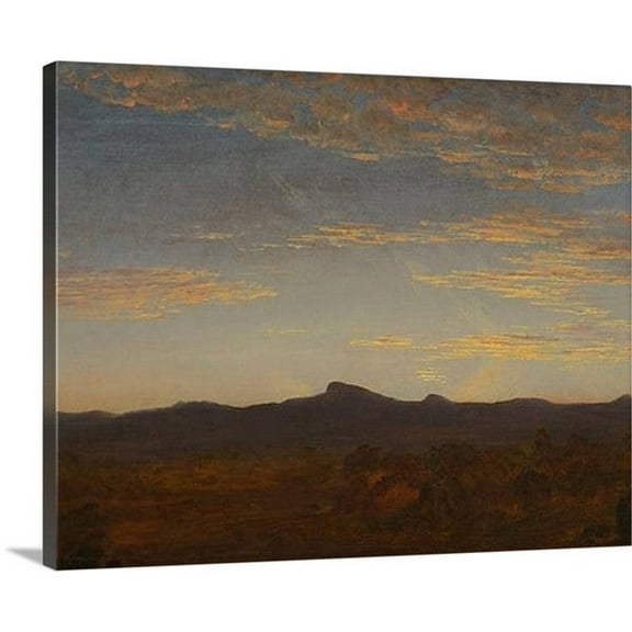 Study for Catskill Creek by Thomas Cole Canvas Classic Artwork