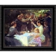 thumbnail image 1 of Study for Hip, hip hurra! 24x20 Black Ornate Wood Framed Canvas Art by Kroyer, Peder Severin, 1 of 2