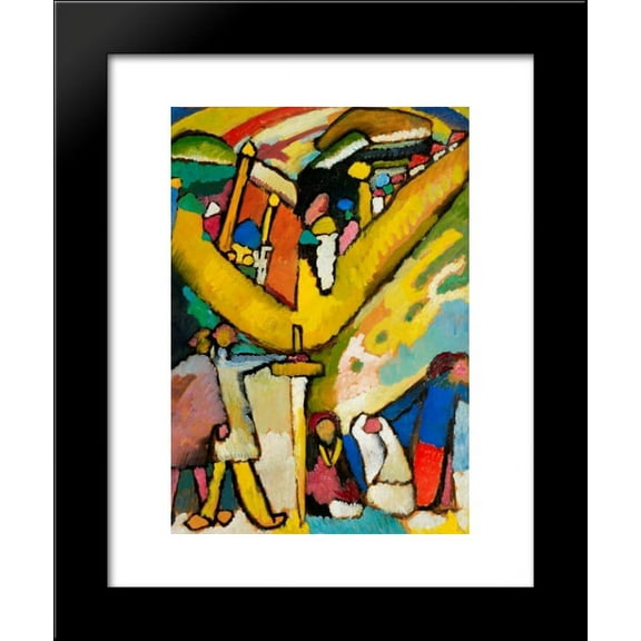 Study for Improvisation 8 20x24 Framed Art Print by Wassily Kandinsky