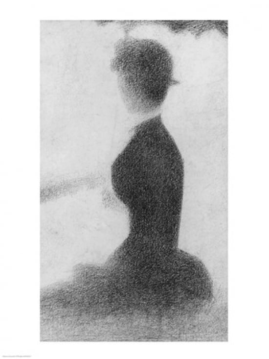Study for Sunday Afternoon on the Island of La Grande Jatte Canvas Art - Georges Seurat (18 x 24)