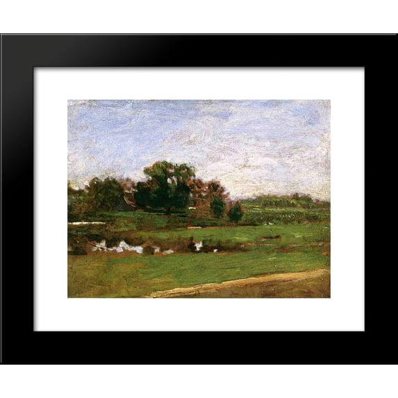 Study for The Meadows 20x24 Framed Art Print by Thomas Eakins