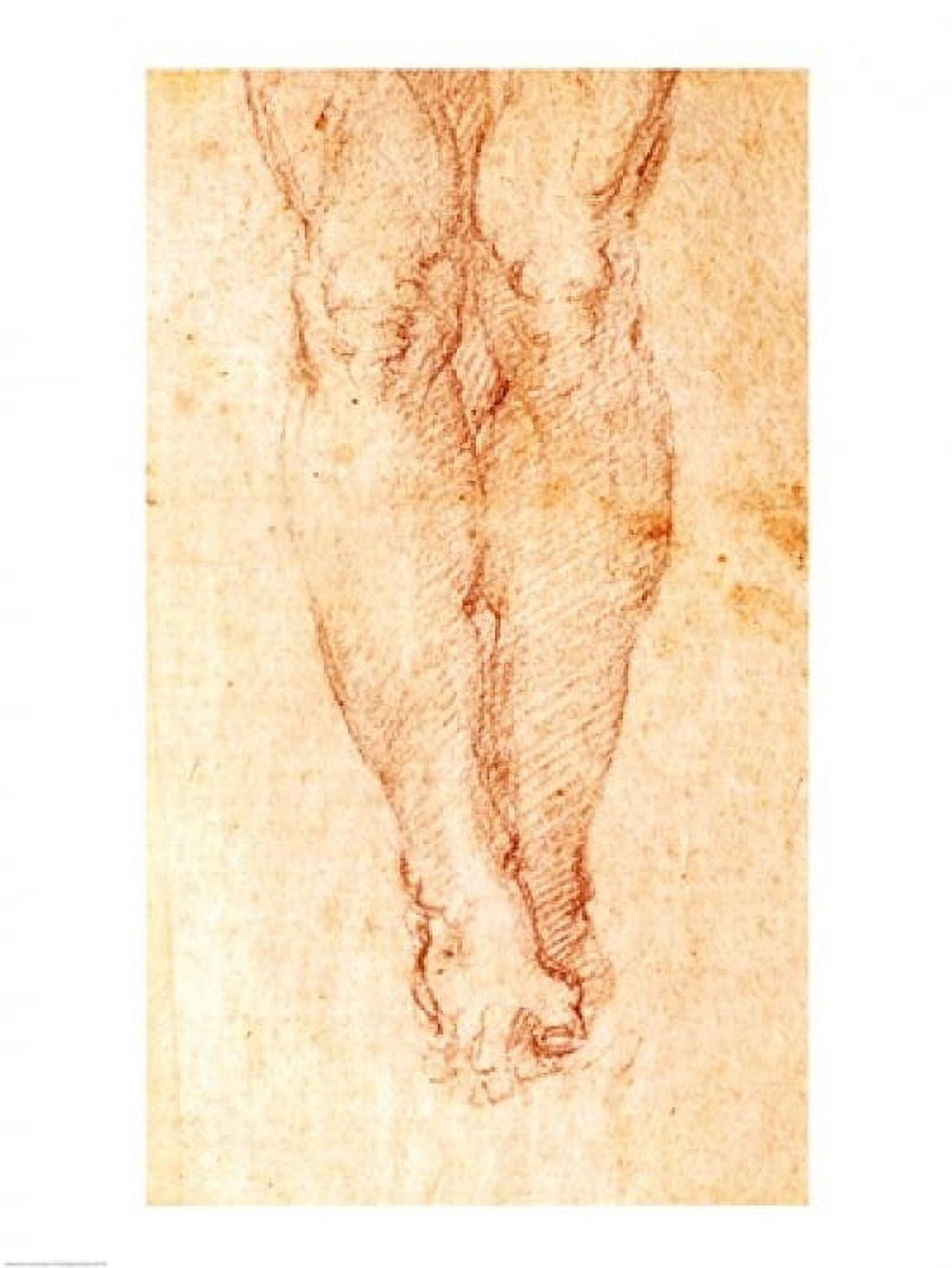 Study for a Crucifixion Canvas Art - Michelangelo Buonarroti (24 x 36)