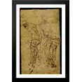 thumbnail image 1 of Study for a Flagellation 26x40 Large Black Wood Framed Print Art by Andrea Mantegna, 1 of 2