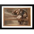 thumbnail image 1 of Study for the Garden Court 40x28 Large Black Wood Framed Print Art by Edward Burne-Jones, 1 of 2