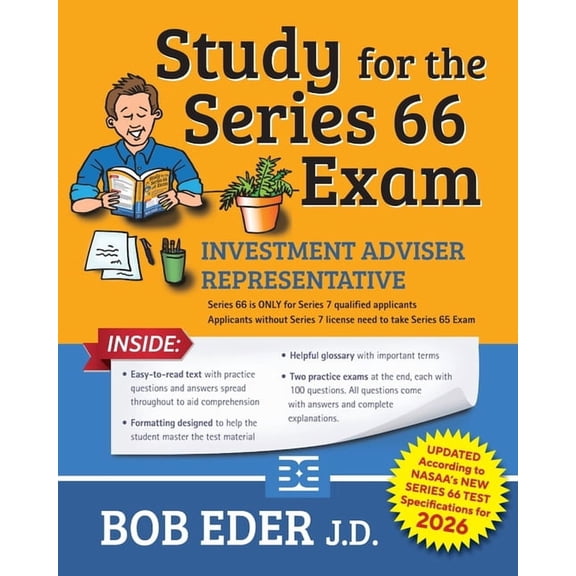 Study for the Series 66 Exam: Investment Adviser Representative, (Paperback)