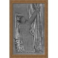thumbnail image 1 of Study of drapery for "The Last Watch of Hero" 26x40 Large Gold Ornate Wood Framed Canvas Art by Lord Frederick Leighton, 1 of 2