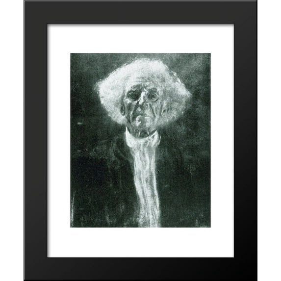 Study of the Head of a Blind Man 20x24 Framed Art Print by Gustav Klimt