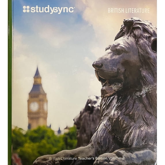 StudySync, British Literature, Volume 2, Teacher Edition, c. 2021, 9781970162677, 1970162678