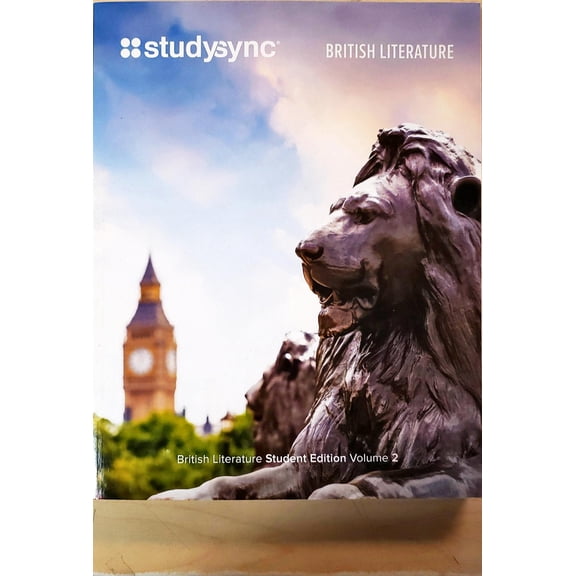 StudySync Core ELA Brit Lit, Reading and Writing Companion, Single Bind, Volume 2
