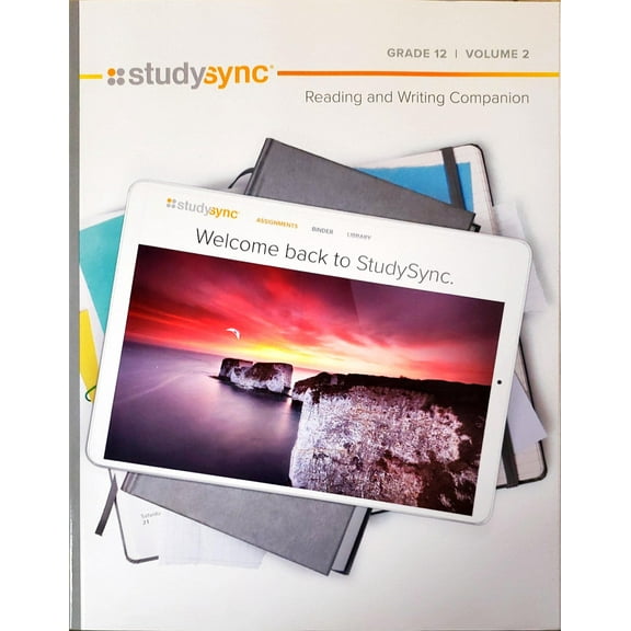 StudySync Core ELA Grade 12, Reading and Writing Companion, Single Bind, Volume 2