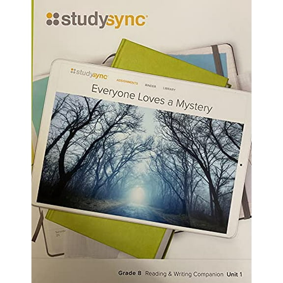 Pre-Owned StudySync Core ELA Grade 8, Reading and Writing Companion, Unit 1 (MS STUDY SYNC), 9781944695859, 1944695850, Paperback, 1 edition