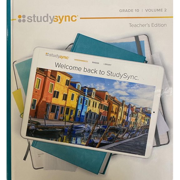 StudySync, Grade 10, Volume 2, Teacher Edition, c. 2021, 9781949739343, 1949739341