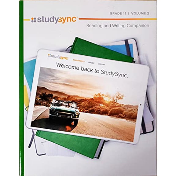 Pre-Owned StudySync, Welcome Back to StudySync, Grade 11, Volume 2, Units 4-6, Reading & Writing Companion, c.2020, 9781970162684, 1970162686 Paperback