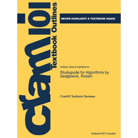 Studyguide for Algorithms by Sedgewick, Robert