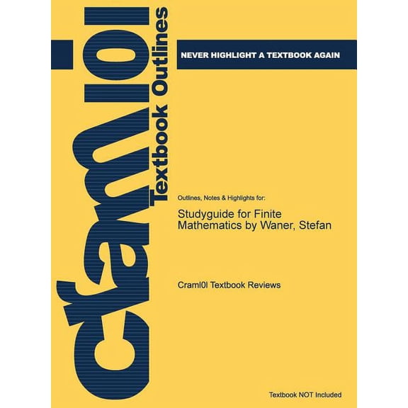 Studyguide for Finite Mathematics by Waner, Stefan
