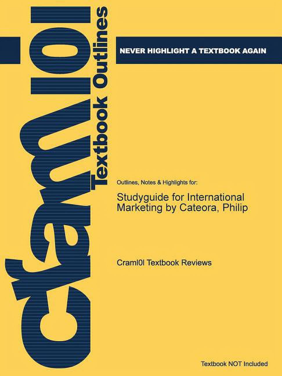 Studyguide for International Marketing by Cateora, Philip