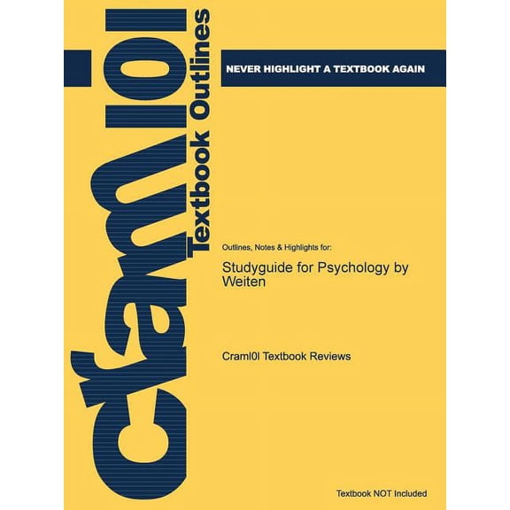 Studyguide for Psychology by Weiten