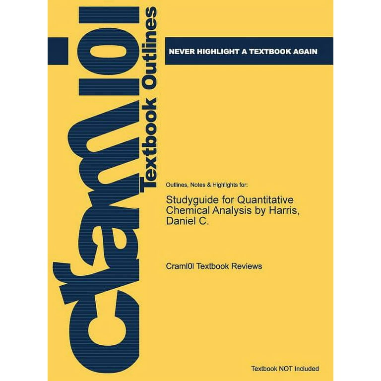 Studyguide for Quantitative Chemical Analysis by Harris