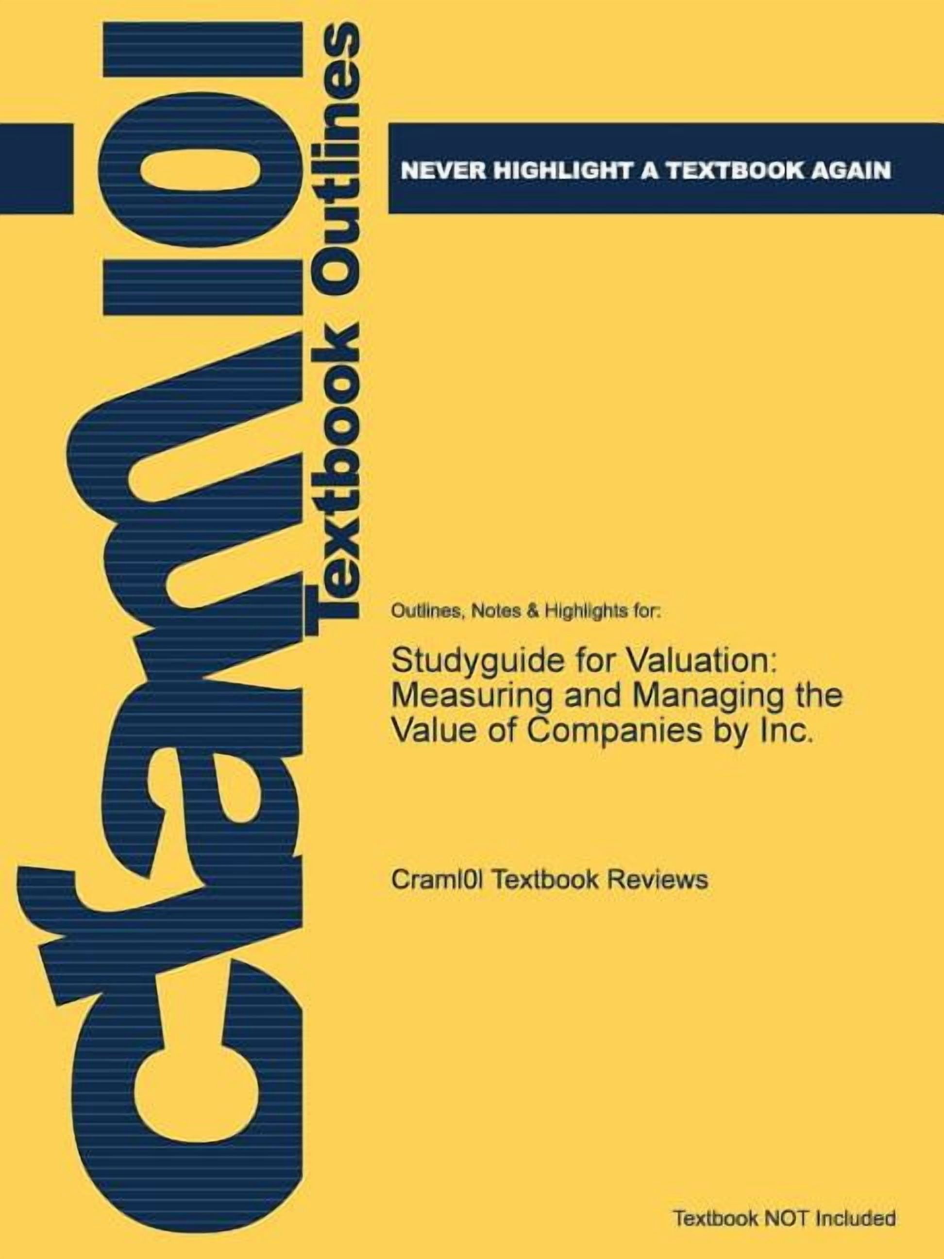 Studyguide for Valuation
