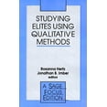 thumbnail image 1 of Pre-Owned Studying Elites Using Qualitative Methods (Paperback 9780803970373) by Rosanna Hertz, Jonathan Imber, 1 of 1