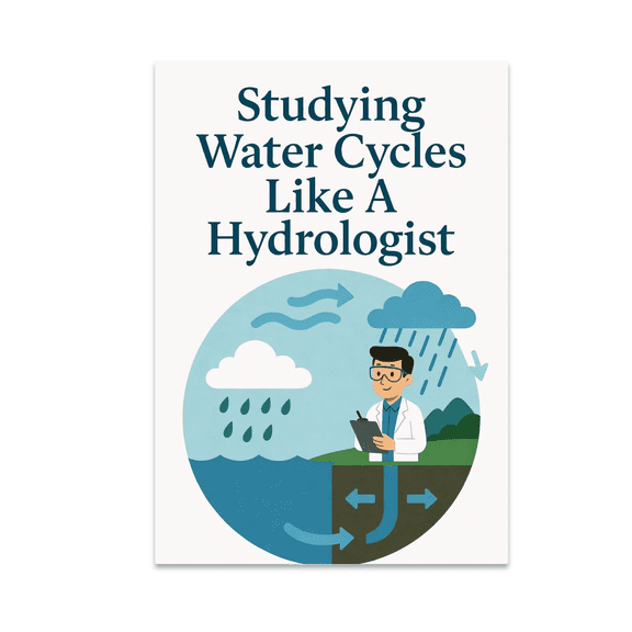 Studying Water Cycles Like A Hydrologist - Science Enthusiast - 13x19 Poster Print
