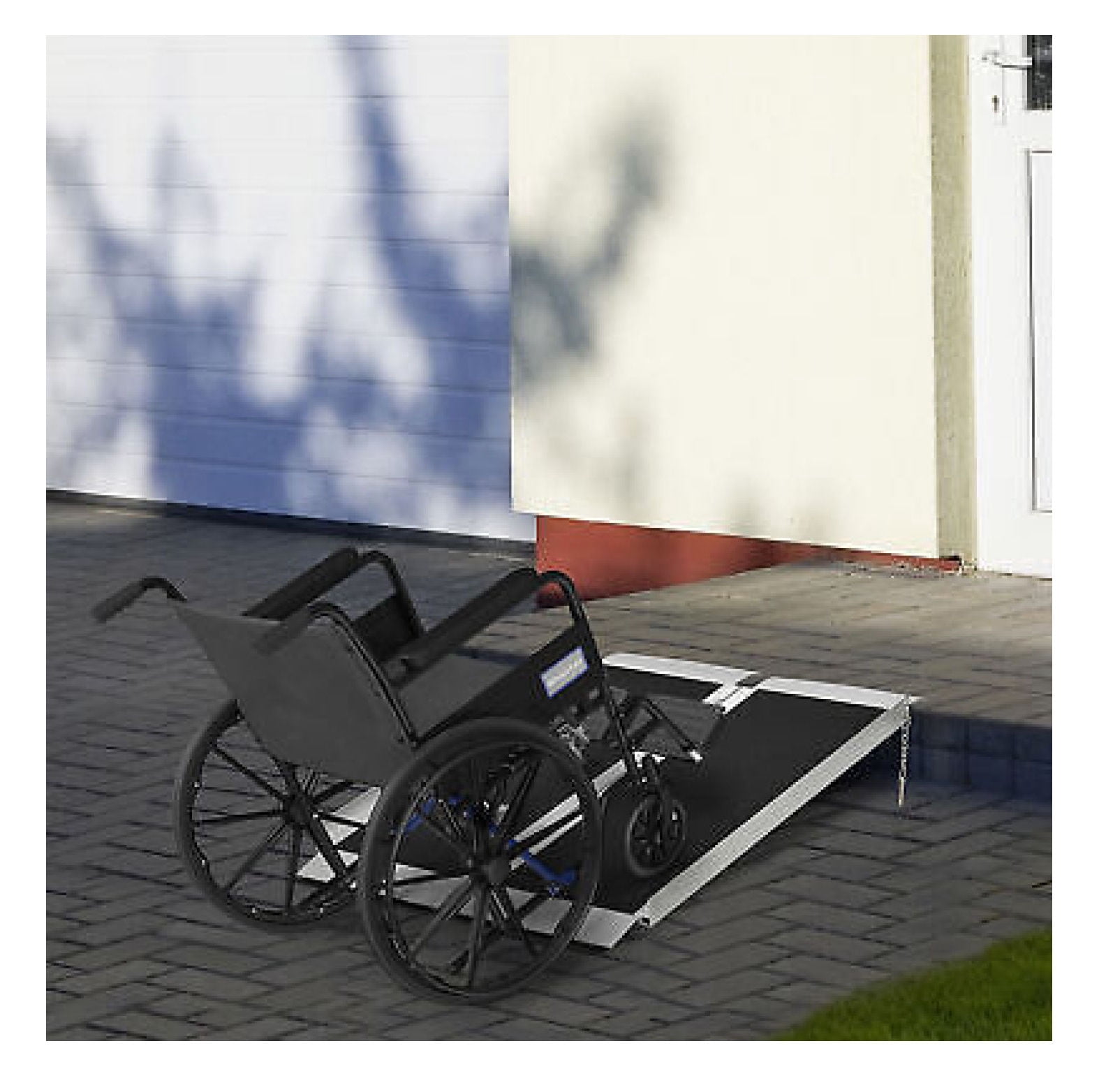 Internal Lightweight Ramp Studyli Aluminum and PVC Lightweight Mobility Ramp with Single-Fold ...