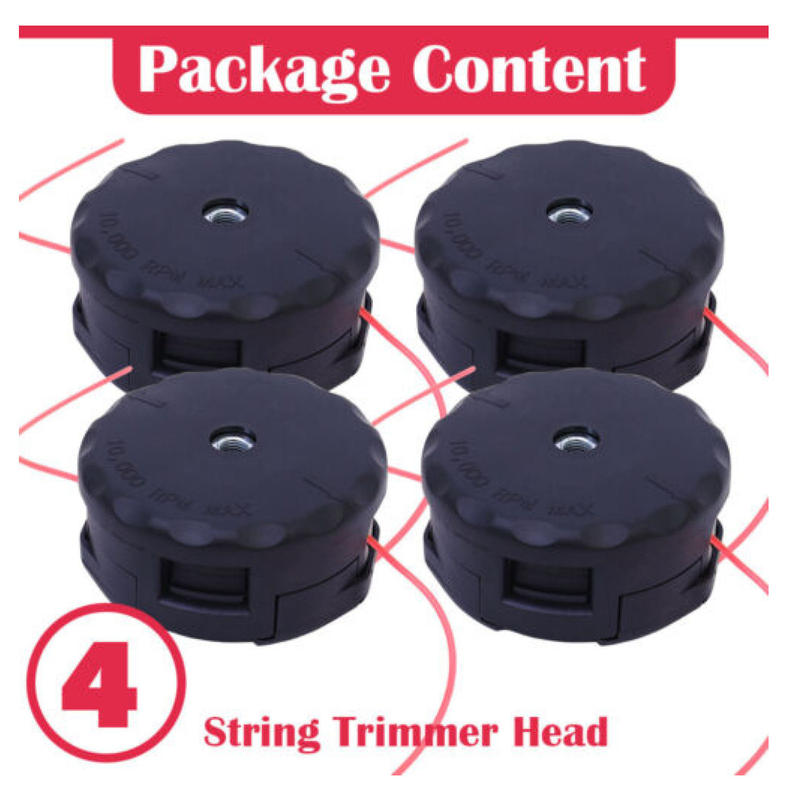 RUSSO 20-Pack Fuel Tank Vent For Echo Trimmers - Fits SRM225, SRM230, SRM265, SRM280 (13130056430)