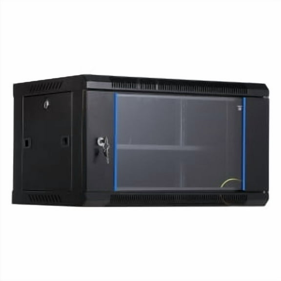 Studyset 12U Wall Mount Network Cabinet - 17.7" Deep Server Rack Enclosure with Locking Glass Door & Removable Side Panels, IT/AV Equipment Rack for Secure Data and Audio-Visual Installations