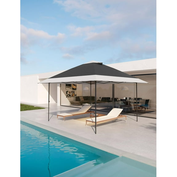 Studyset 13x13 Gazebo Tent, Instant Easy Pop Up Canopy with 3 Adjustable Height, Gazebos On Outdoor Gazebo for Backyard, Party, Wedding, Outdoor Dining, Patio