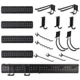 thumbnail image 1 of Studyset 16 PcsGarage Tool Organizer Wall Mount, Tool Storage Organization 64 in Heavy-Duty Garden Tool Storage Organization System with 12 Adjustable Hooks, Metal Garage Storage Rack for Basement, 1 of 8
