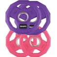 thumbnail image 1 of Studyset 2-In-1 Cast Iron Rubber Coated Color-Coded Weight Plates–2.5LB,5LB,10LB,25LB,35LB,45LB Options | Single,Pair & Full Sets for Strength Training,Weightlifting,for Home Gym, 1 of 6