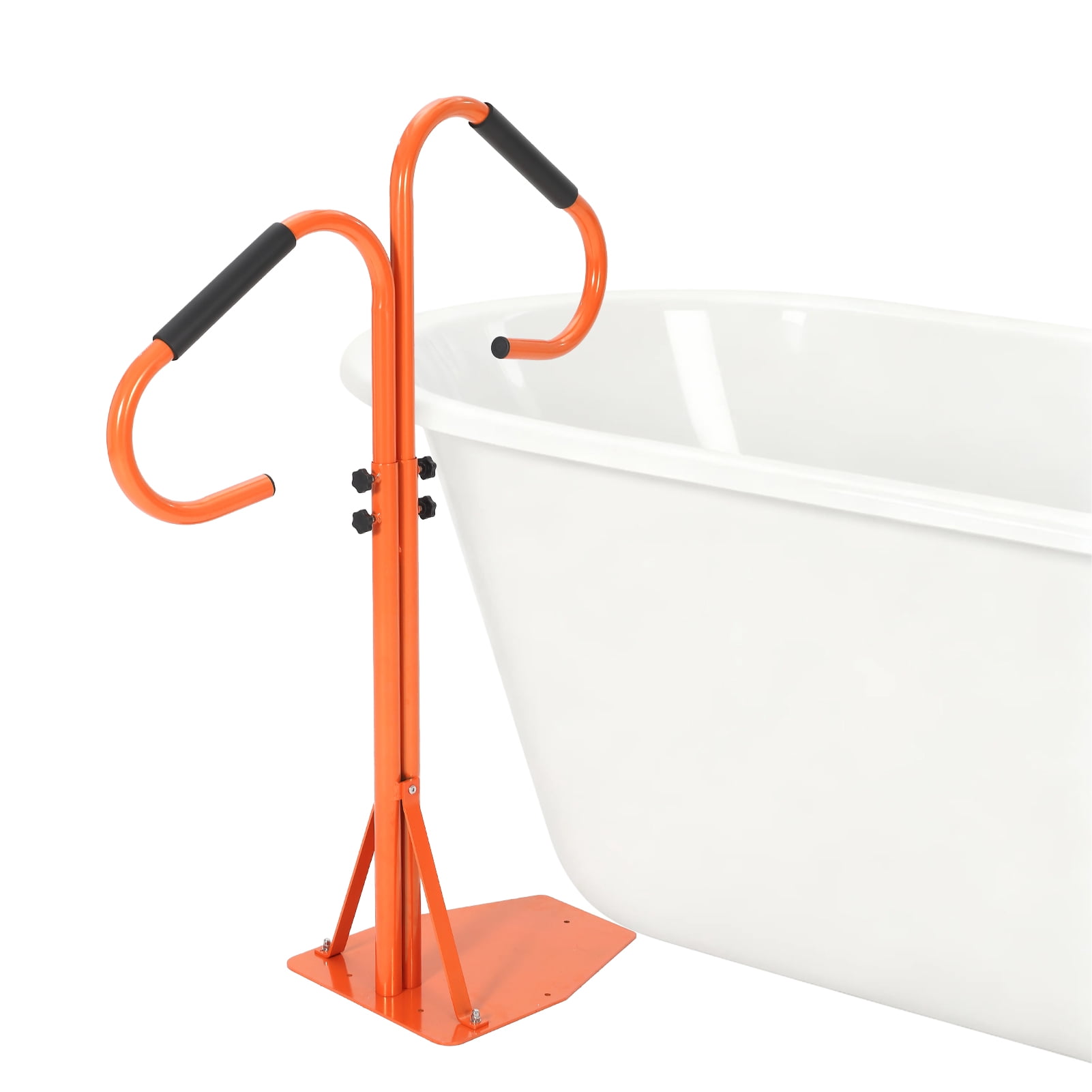 Tub Hand Rails Studyset 2-Way Hot Tub Handrail, 360° Swivel Spa Side Handrail with ...