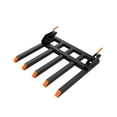 thumbnail image 1 of Studyset 48" Clamp On Debris Forks, 2500 lbs Capacity Heavy Duty Clamp On Pallet Forks Bucket Attachments Tractor Bucket Forks for Loader Bucket Skidsteer Tractor,Quick Attach Loader Bucket, 1 of 10