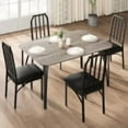 thumbnail image 1 of Studyset Dining Table Set for 2, Kitchen Table Chairs Set of 2 with PU Upholstered Cushion, Dining Room Table Set for 2 Furniture with Kitchen Chairs Suitable for Small Space, 1 of 7