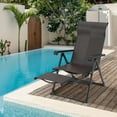 thumbnail image 1 of Studyset Folding Rattan Chaise Lounge Chair,Portable Outdoor Reclining Chair with Adjustable Foot Rest,Folding Camping Lawn Deck Patio Pool Recliner Lounge Chair for Adults,Sun Lounger for Garden, 1 of 7