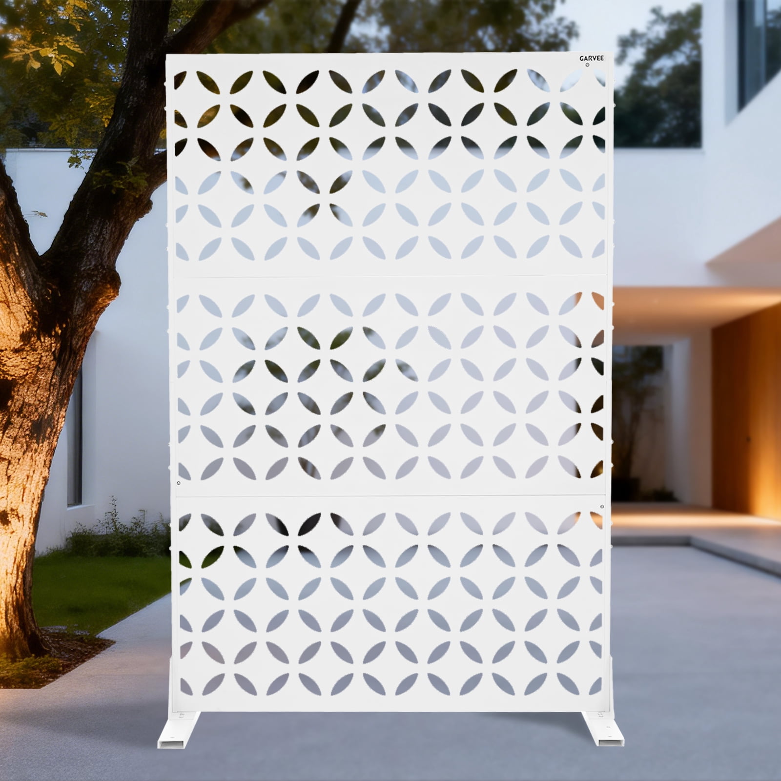 Partition Pool Studyset Outdoor Metal Privacy Panel Divider Freestanding Garden ...