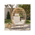 thumbnail image 1 of Studyset Patio Egg Chair Oversized Lounger,Wicker Egg Rattan Chair Outdoor Indoor,Oversized Egg-Shaped Chair,500 Lbs Egg Shape Balcony Chair Lounge Chairs For Living Room,Balcony,Backyard, 1 of 8