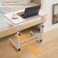 thumbnail image 1 of Studyset Standing Desk Adjustable Height, Mobile Stand Up Desk with Wheels Small Computer Desk Rolling Desks, Portable Laptop Standing Table for Home Office Study Bedroom, 1 of 7