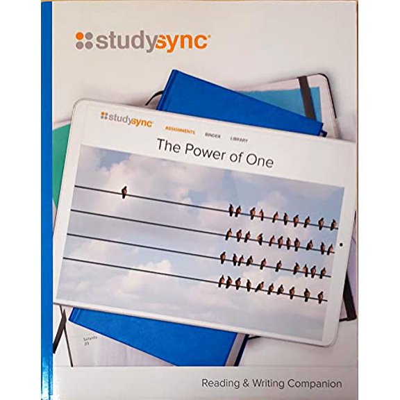 Pre-Owned StudySync, The Power of One, Grade 7, Unit 6, Reading & Writing Companion, c.2019, 9781944695842, 1944695842 Paperback