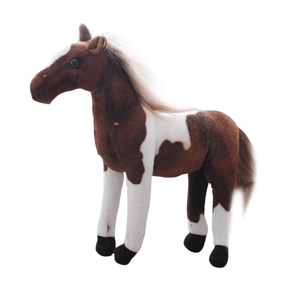 Stuffe Dolls Simulation horse toys Classic for Birthday Gift Children Style D