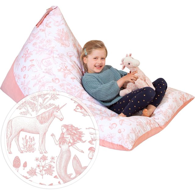 Stuffed Animal Bean Bag Storage Machine Washable Bean Bag Chair for