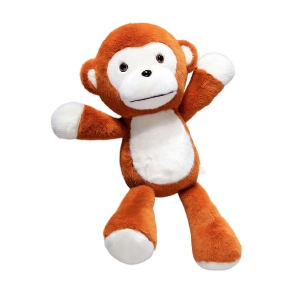 Stuffed Animal Brown Plush Monkey for Student Young and Young Toddlers Student Nursery Playtime Birthday Student Shower Gift