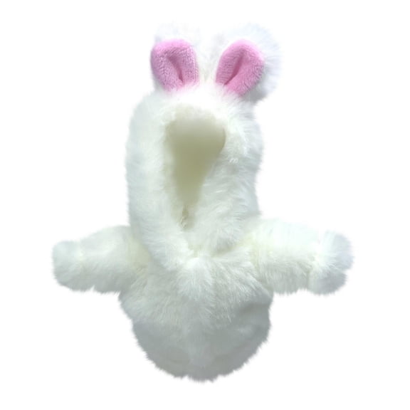 Stuffed Animal Clothes Easter Bunny Outfit, Fluffy Plush Accessory for Goose Or Small Plush Toys, Easter Bunny Decor Holiday Dress Up Outfit for Plush Collectors and Craft